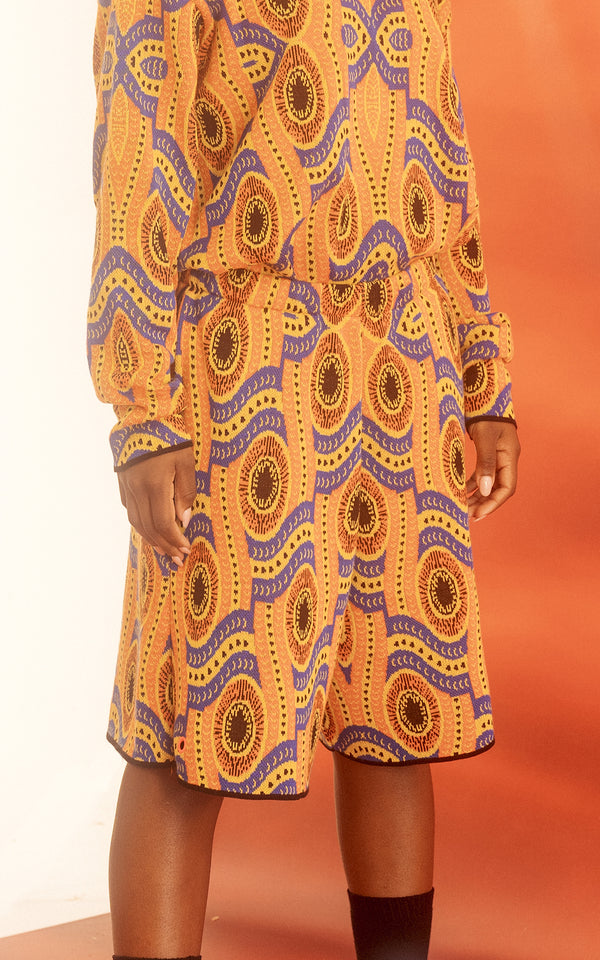 SHORT JACQUARD IN MAGLIERIA 100% COTONE