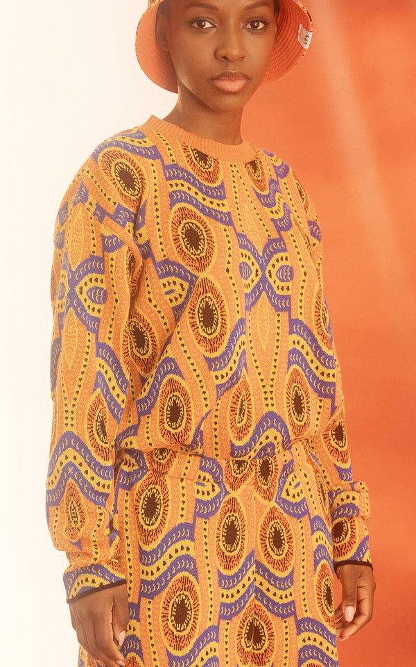 GIROCOLLO JACQUARD IN MAGLIERIA