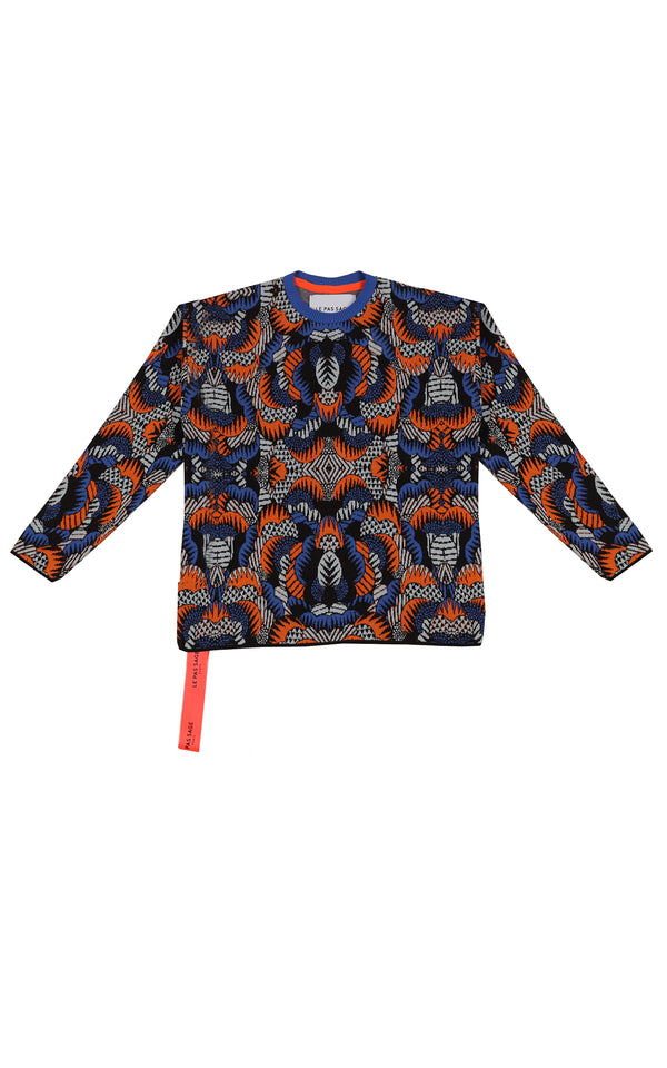 GIROCOLLO JACQUARD IN MAGLIERIA