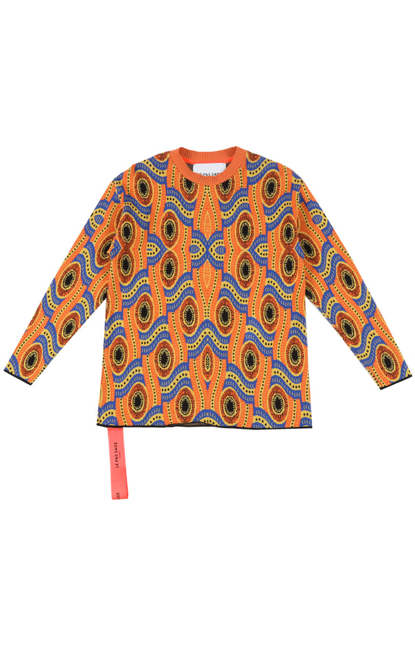 GIROCOLLO JACQUARD IN MAGLIERIA